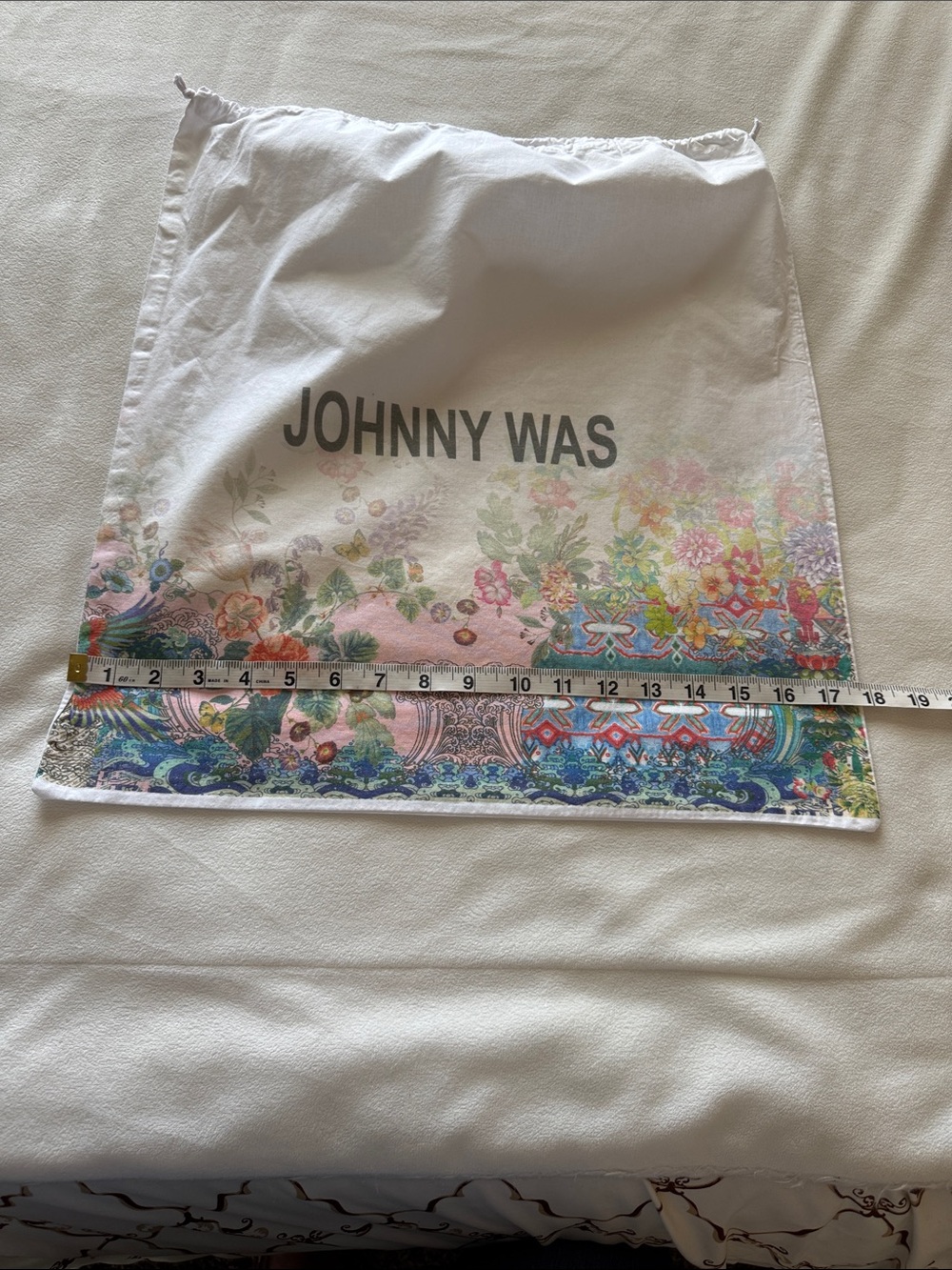 Johnny Was drawstring bag - Picture 4 of 6